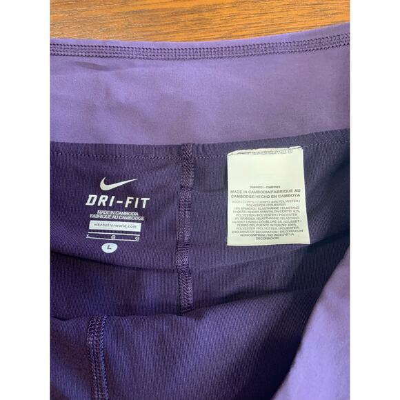 Nike DriFit Golf Tennis Pickleball Mini Skirt Women Large Preppy Academia Active - Picture 2 of 8